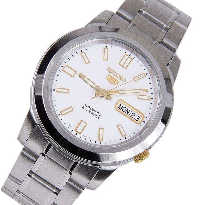 Seiko 5 Sports Automatic White Dial Watch - SNKK07K1