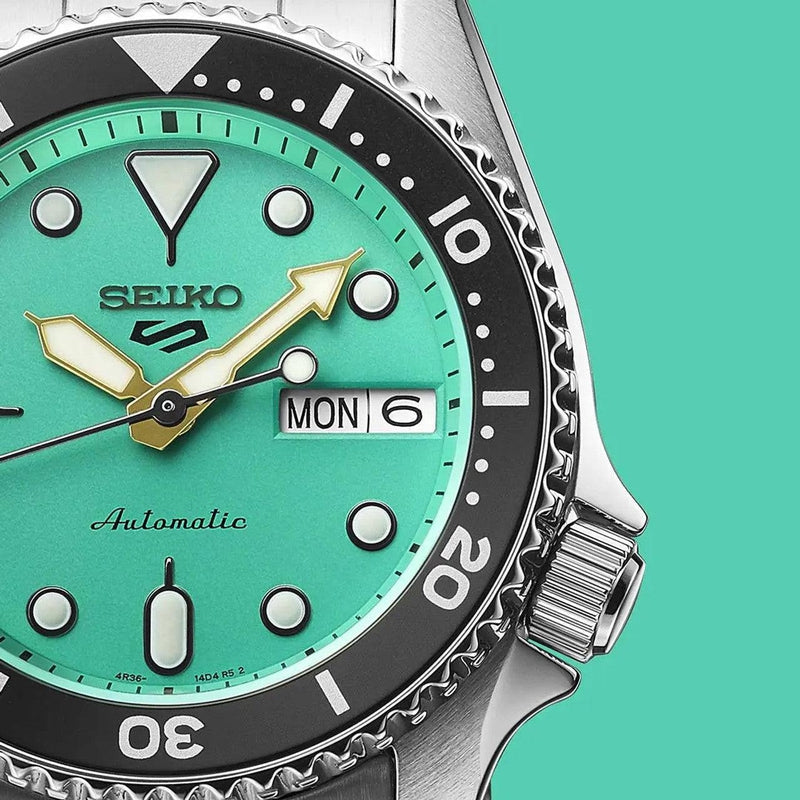 Seiko 5 Sports SKX Midi Teal Watch - SRPK33K1