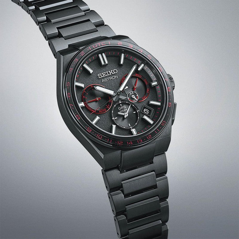 Seiko Astron Redshift GPS Solar 5X Dual-Time Limited Edition