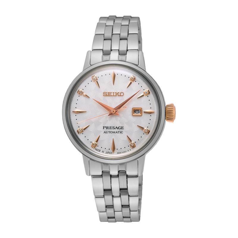 Seiko Presage Cocktail Time Clover Club Diamond Twist Watch - SRE009J1