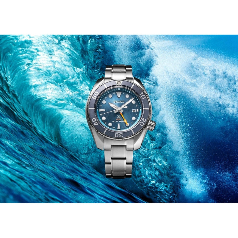 Seiko Prospex Aqua SUMO Solar GMT Diver Watch - SFK001J1