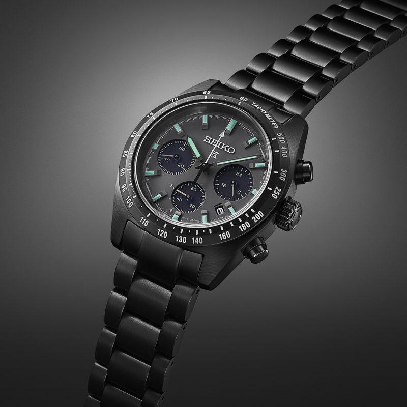 Seiko Prospex Black Series Night Speedtimer Solar Chronograph