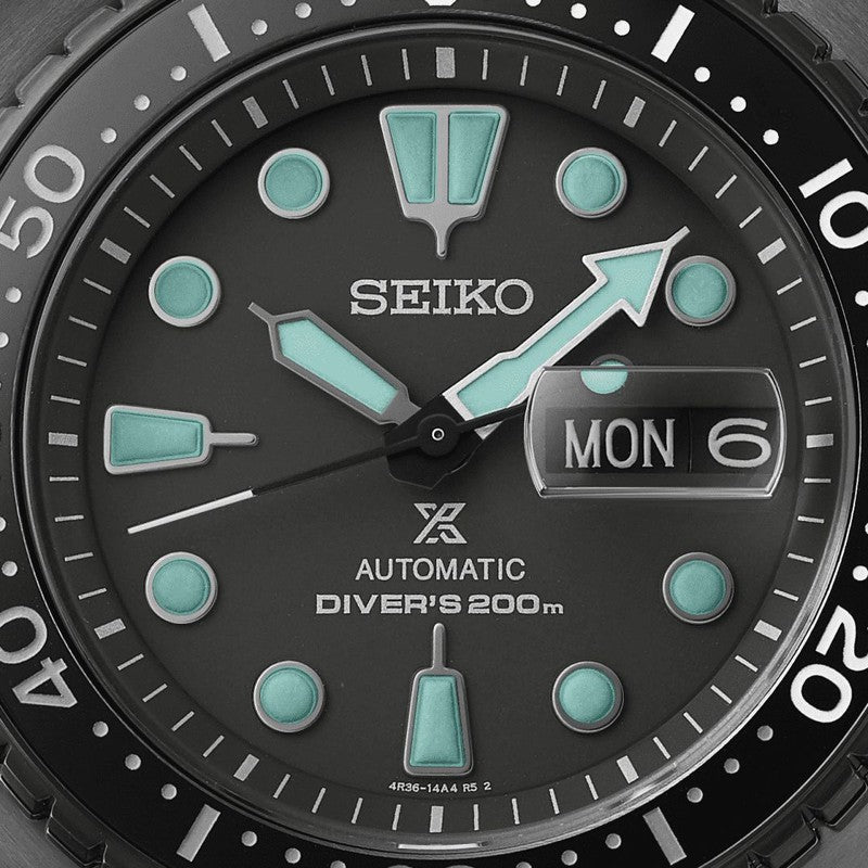 Seiko Prospex Black Series Night Vision Turtle Diver - SRPK43K1