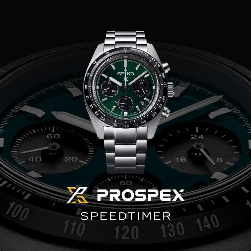 Seiko Prospex Deep Green Speedtimer Solar Chronograph - SSC933P1