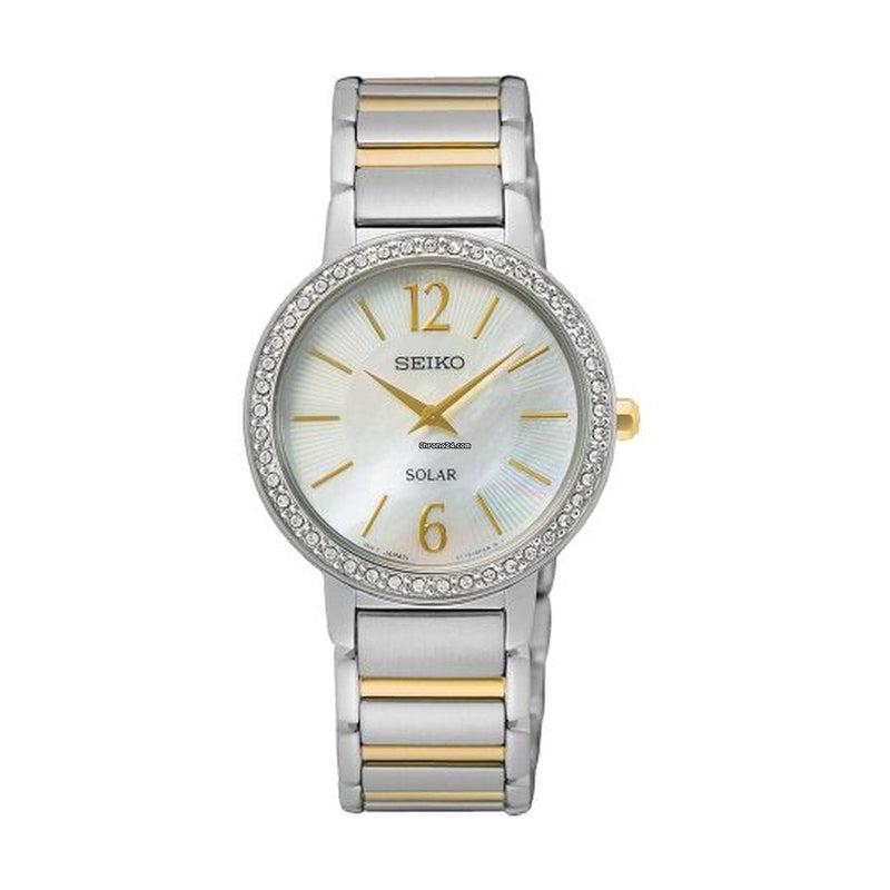 Seiko Solar Ladies White Dial Watch