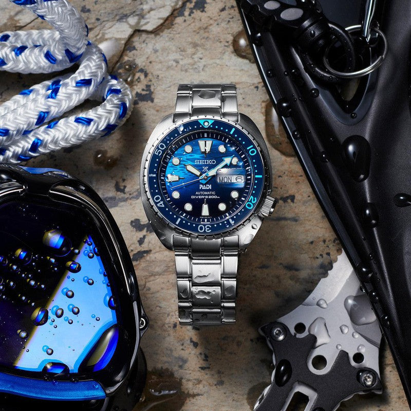 Seiko Prospex 'Great Blue' Sea Turtle Watch - SRPK01K1